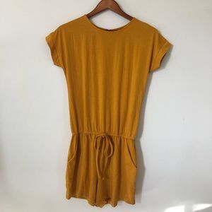 Versatile Gold Short Sleeve Romper